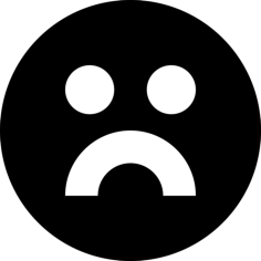 Face Sad Outline Icon Svg Set, Free Vectors File